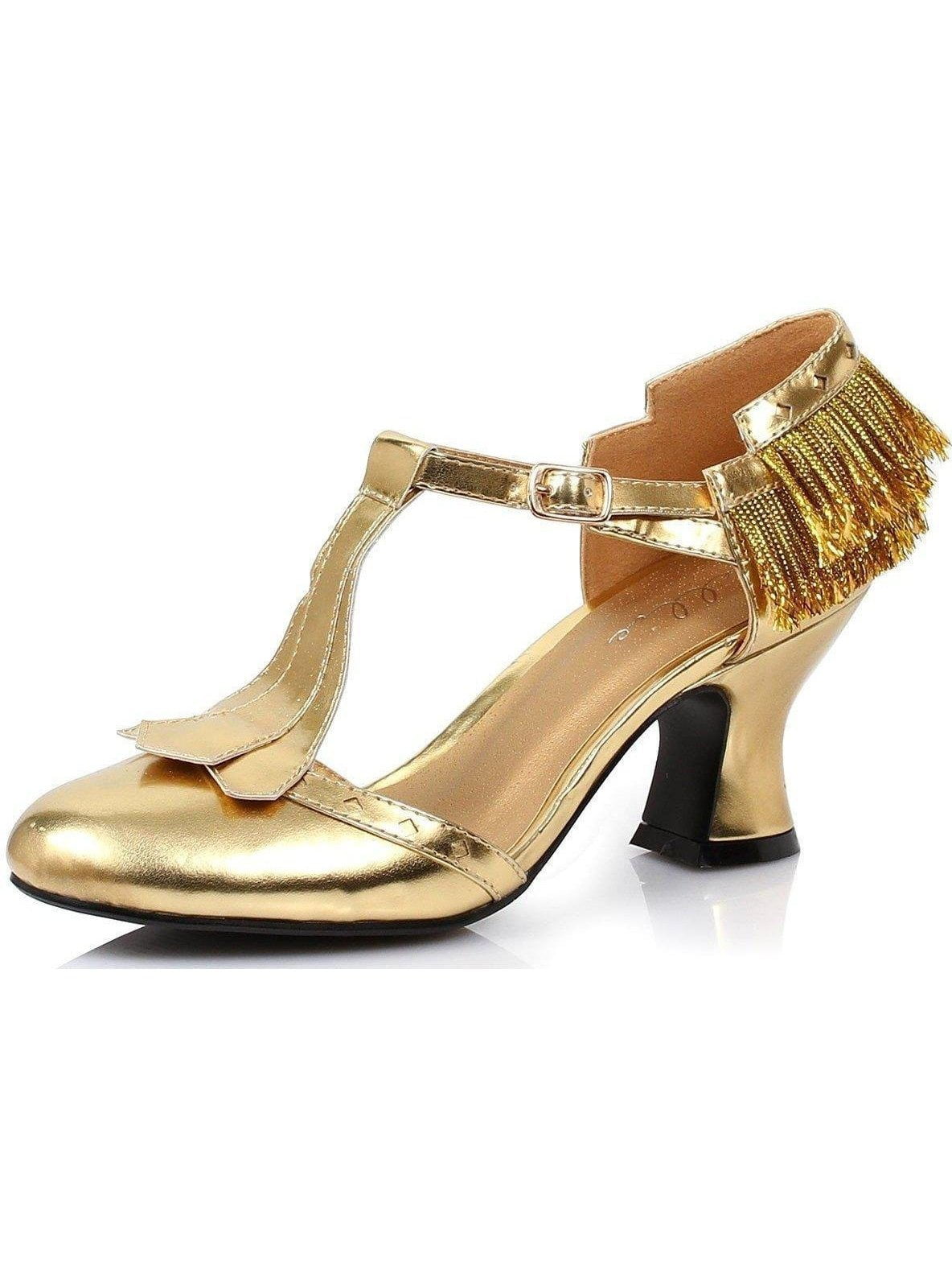 ELLIE SHOES Ellie Shoes E254Fringe 2 Heel Dance Shoe 10 / Silver