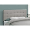 thumbnail image 5 of Bed Headboard Only Full Size Bedroom Upholstered Linen Look Grey, 5 of 5