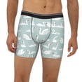 thumbnail image 4 of Rocae White Swan for Stretch Moisture-Wicking Underwear,Men's Underwear Boxer Briefs Medium, 4 of 9