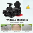 thumbnail image 6 of Kepooman Kids Toddler Trolley, Kids Electric Car, 3-In-1 Kids Ride on Mercedes Benz G350 Push Car with Canopy,Black, 6 of 11
