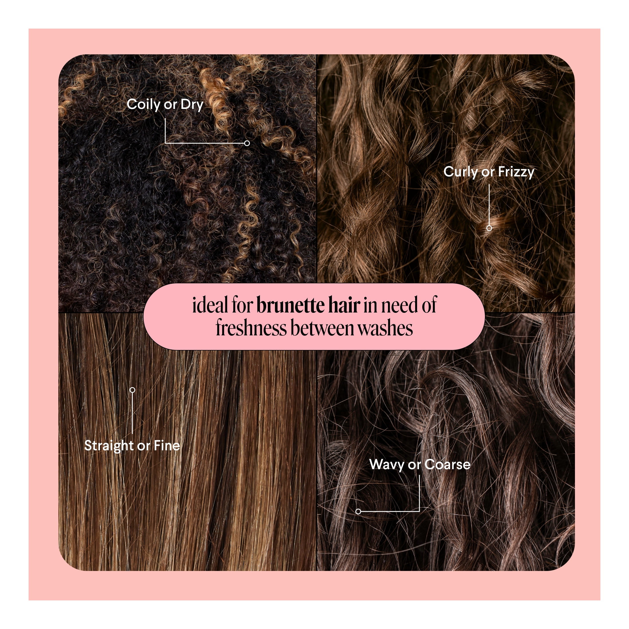 MONDAY Haircare Brunette Dry Shampoo with Keratin, Oil-Absorbing Ideal for Darker Hair 200 ml