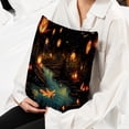thumbnail image 6 of Fireflies Elegant Velvet Throw Pillow Covers Set of 2 for Bed and Throw Pillows - 16x16, 18x18, 20x20 Inches with Unique Patterns for Home Decor and More, 6 of 6