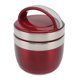 thumbnail image 1 of Thermal Lunch Box, 1.2L Dual Layers Leakproof Vacuum Insulation Bento Box  For Picnic ANGGREK Rojo, 1 of 8