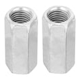 thumbnail image 2 of Coupling Hex Nut,, Carbon Steel Functional Reliable High Strength Hex Thread Nut,  Machinery Industry Industrial Application, 2 of 8