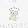 thumbnail image 4 of Inktastic Auntie's Lil' Peanut Polka Dot Elephant Girls Baby Dress, 4 of 5