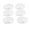 White, variant on Riousery 6 Pcs Guitar Tuning Peg Buttons Plastic Comfortable Grip Tuner Buttons for Electric Acoustic Guitar, White (1.57 inches / 4 cm)