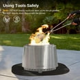 thumbnail image 5 of EAST OAK Stainless Steel Fire Pit Tool Set with Fireproof Gloves, 5 of 6