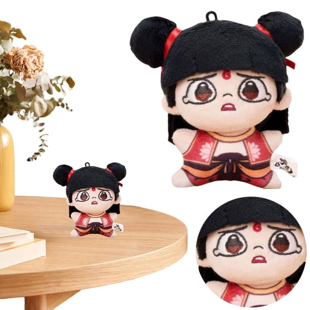 Mochila Llavero Plushie Suave Lindo Ne Zha Anime Película Periférica Regalo para Fanáticos Adultos
