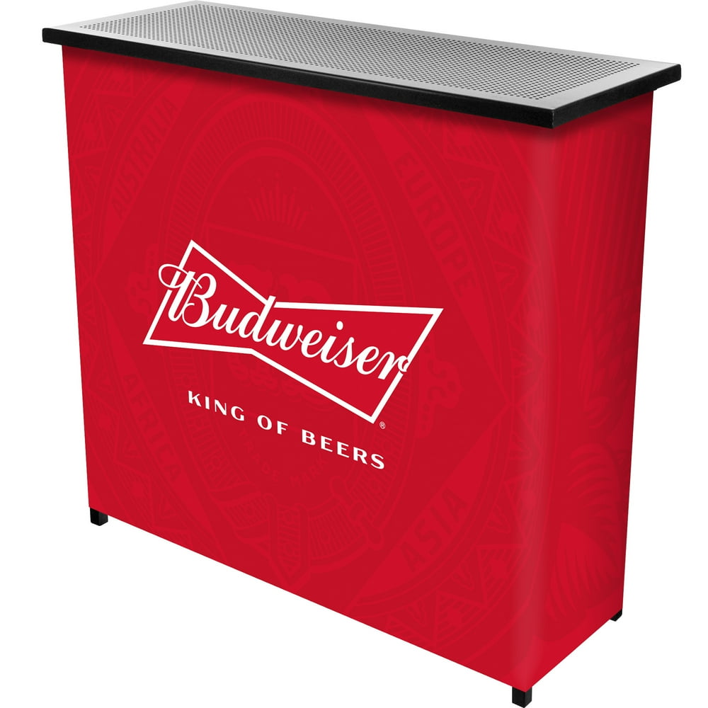 Budweiser Portable Bar with Case Bow Tie