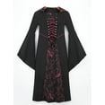 thumbnail image 2 of Girls' Witch & Vampire Costume Set - Machine Washable Polyester Dress for Halloween, 2 of 5