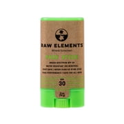 Raw Elements Eco Stick Sunscreen SPF 30, 0.6 Oz