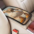 thumbnail image 2 of Bingfone Car Four-Season Universal Armrest Box Mat,Car Armrest Seat Cover Soft Leather Waterproof Armrest Cover Center Console Mat-Hiking Duck, 2 of 7
