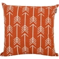 thumbnail image 5 of Accent Home Printed Cushion Covers Set of 4 - Decorative Square Throw Pillow Cover , Indoor & Outdoor Cotton Cushion Cases , Geometric Design Rust Pillowcases for Home Sofa - Bed - Couch 18 x 18 inch, 5 of 5
