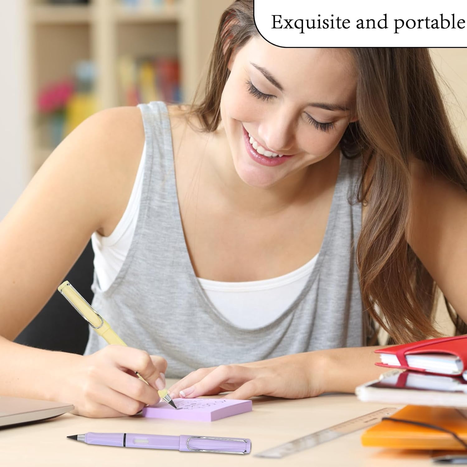 18 Pcs Infinity Pencil Set, Reusable Inkless Pencils with Replacement Nibs, Eternal Pencils, Everlasting Pencil for Student Adult Artist Erasable Unlimited Writing Drawing