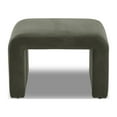 thumbnail image 4 of Better Homes & Gardens Juliet Velvet Waterfall Ottoman, Olive, 4 of 8
