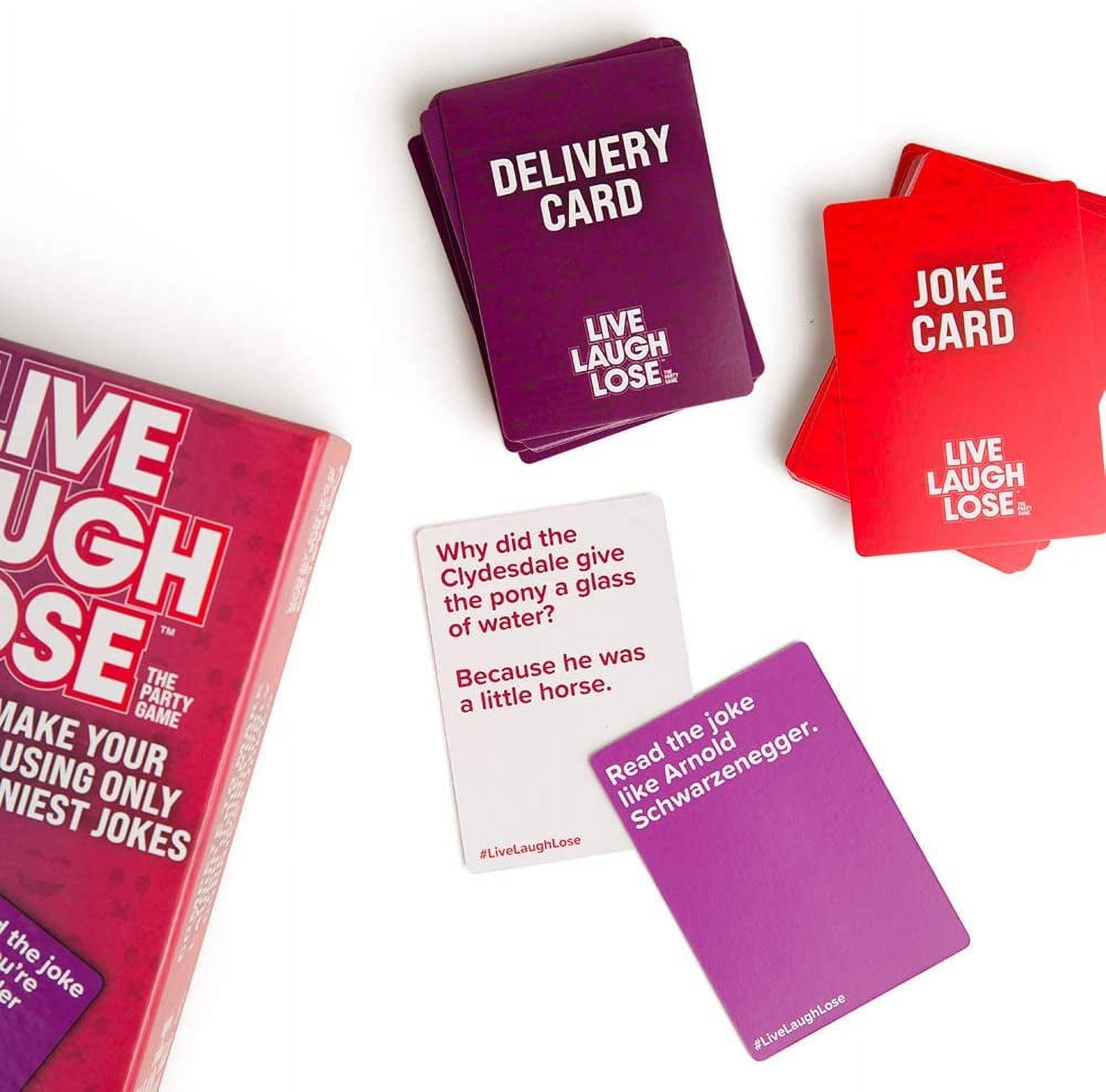 Live Laugh Lose - the Adult Party Game Where You Compete to Make Corny Jokes Funny by What Do You Meme?