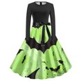 thumbnail image 1 of Dress for Women,Long Sleeve Dress for Women,Womens Fashion Casual Printing Long Sleeve Round-Neck Dress,Long Sleeve Dress,Casual Dress for Women, 1 of 3