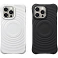 thumbnail image 2 of Designed for iPhone Case,Water Ripple Pattern Borderless Thin Matte Shockproof Protective Cover Phone Case (iPhone 11,White), 2 of 5