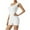 White, variant on DDAPJ pyju Women Backless Romper Open Back Unitard Romper One Piece Shorts Bodysuit Playsuit Stretch Workout Jumpsuit Todays Daily Sales White L