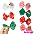 thumbnail image 3 of Luv Her Licensed Girls Hair Bows - Hair Accessories Gift Set - 7 Pcs 4 Inch Bundle - Hair Bows for Girls - Disney Christmas Hair clip - Alligator Clip - Ages 3 +, 3 of 8