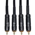 thumbnail image 3 of CESS-111-3f Puentes de preamplificador RCA Cable de conexión macho a macho Paquete de 2 (3 pies), 3 of 5