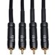 thumbnail image 3 of CESS-111-3f Puentes de preamplificador RCA Cable de conexión macho a macho Paquete de 2 (3 pies), 3 of 5