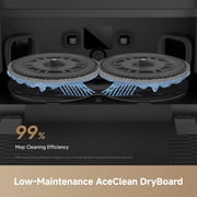 DREAME L60 Ultra FE Robot Vacuum and Mop with 30000Pa Suction, Auto-Empty and 100℃ Self-Cleaning Mop, Obstacle Avoidance and 360° Navigation, Corner to Edge Deep Cleaning, TriCut Brush, Black