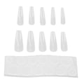 thumbnail image 2 of Uñas postizas con estilo, 10 piezas de uñas postizas de color puro impulsadas por el rendimiento, 2 of 9