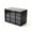 Black, variant on 9-Compartment Clear Bead Storage Box 7x5x4 Inch with Stackable Design for Jewelry Craft Supplies Desktop Blue