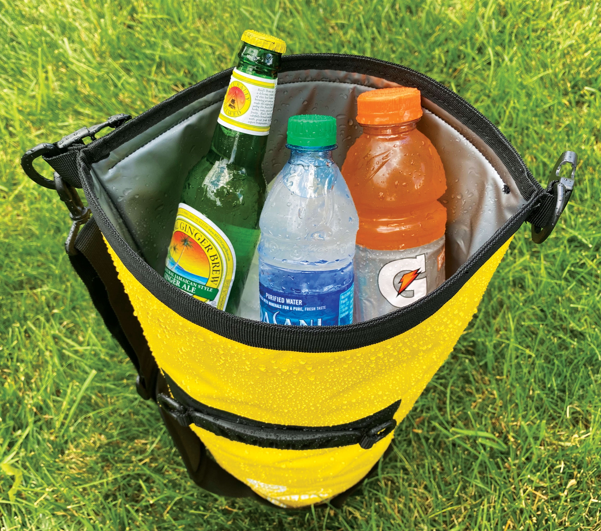 Enthusiast Gear Dry Bag Cooler - Roll Top, Insulated, Leak Proof, Collapsible, Waterproof - 10L
