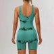 thumbnail image 3 of Trajes de Mujer Casual, Verano Impreso Cremallera Correa de Camisola Traje Corto Hecho de 90% Poliéster 10% Spandex, Trajes Cortos para Mujeres, 3 of 6