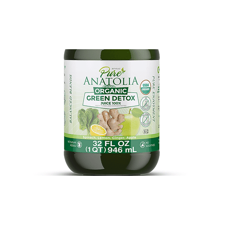 Pure Anatolia Organic Green Detox Juice, 32oz.