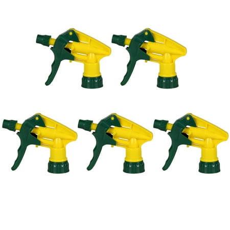 

5 Pcs Heavy Duty Industrial Chemical Resistant Trigger Sprayer Low-Fatigue for Gardening Car Detailing Window Cleaning and Janitorial Supply