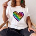 thumbnail image 1 of Fankiway T-Shirt Décontracté à Manches Courtes et Col Rond Imprimé Mode Carnaval pour Femmes, 1 of 4