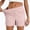 Pink, variant on Only Moment Women's Drawstring Sweat Shorts Blended Fabric Hiking Cargo Bermuda Shorts Lightweight Knee Length Capris for Summer Travel Fishing Workout Shorts Women Pink,S