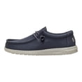 thumbnail image 1 of Mocasines slip-on HEYDUDE para hombre Wally Canvas, talla 10, negro, 1 of 9