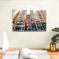 thumbnail image 3 of Elephant Stock Buildings In Tribeca Wall Art - Horizontal Canvas Wall Art - Living Room Wall Decor - Architecture Canvas - Beige And Brown Decor - 12" x 8", 3 of 8