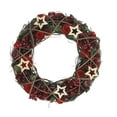 thumbnail image 3 of Northlight Apples and Berries with Stars Small Artificial Christmas Wreath- 13" - Unlit, 3 of 3