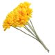 thumbnail image 5 of Flor Artificial Jumpingount Simulación de crisantemo Amarillo 10 Piezas HA8120-02B, 5 of 6