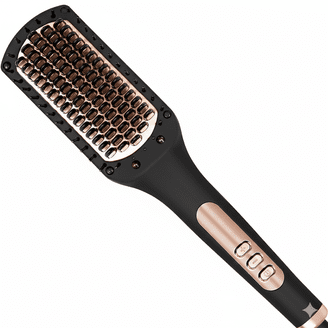 Ionic Hair Straightener Brush by COOLKESI, 30s Fast MCH Ceramic