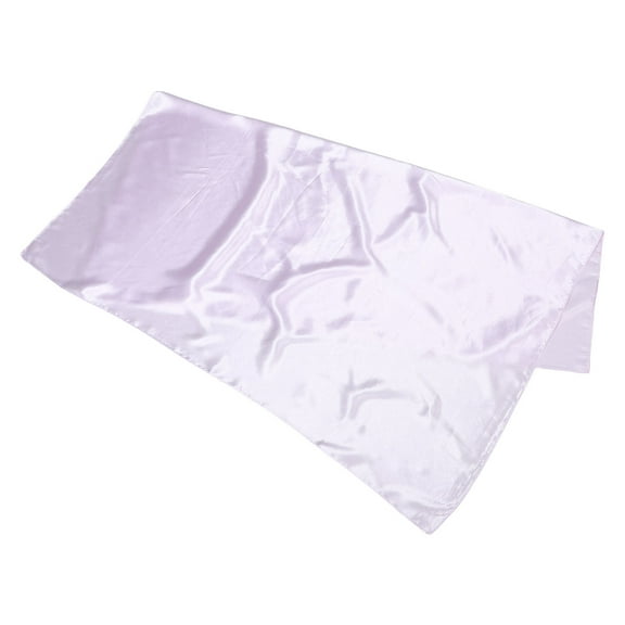 TABLZONE Soft Lavender Imitated Silk Scarf Lightweight Versatile Fashion Accessory for Festivals and Everyday Wear