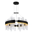 thumbnail image 1 of CWI Lighting Guadiana 24 Po Lustre Noir à LED, 1 of 2