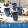 thumbnail image 6 of ALOFMO 17oz Coffee Mugs Set of 6,Ceramic Coffee Mug with Handle, Large Coffee Mug for Coffee, Tea,Milk,Dishwasher&Microwave Safe,Starry Blue, 6 of 12