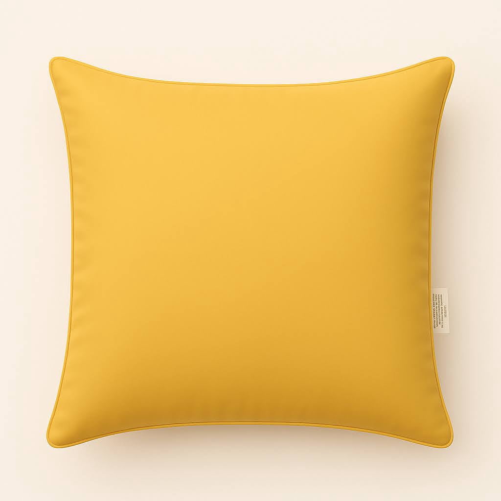 Lexington Yellow Square Outdoor Throw Pillow （Set of 2)