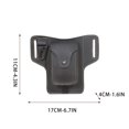 thumbnail image 2 of Riñonera de doble capa con doble oreja, bolsa de almacenamiento de documentos con hebilla portátil informal para hombre, venta al por mayor, doble capa de cuero Wmkox8yii qwyer391, 2 of 6