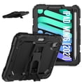 thumbnail image 2 of FJLBDE Case for iPad Mini 7 A17 Pro 2024/Mini 6 2021 8.3 Inch 7th/6th Gen, Rugged Shockproof Tablet Cases Cover with Kickstand Shoulder Strap, Black, 2 of 7