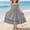 Black, variant on Kids Girls Checkered Print Sleeveless Casual Long Sundress