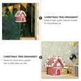 thumbnail image 6 of PTOOTP  1PC Tiny House Shaped Resin Hanging Decor Multicolor Festive Embellishment All Ages, 6 of 8