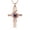 Rose Gold-Blue Stone, variant on Cross Urn Necklace for Ashes Cremation Jewelry Stainless Steel Birthstone Pendant Memorial Keepsake for Pets Human Ash Holder