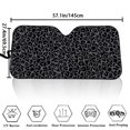 thumbnail image 5 of Uorisanigo Leopard Print Sunshade for Car Car Accessiores Windshield Cover Reflector Sunshade Front Sun Shield Protector Reflective Polyester Blocks Heat and Sun Fit Car Truck SUVs, 5 of 7